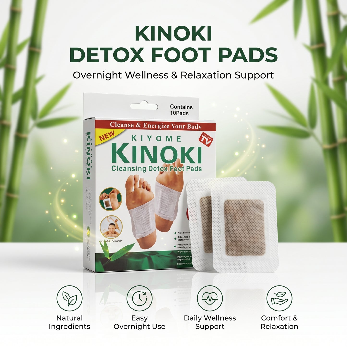 Kinoki Cleansing Detox Foot Pads